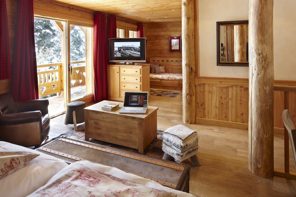 Hotel Chalet Mounier Les Deux Alpes Oda fotoğraf